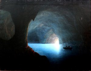 La Grotte Bleue à Capri - Carl Friedrich Seiffert